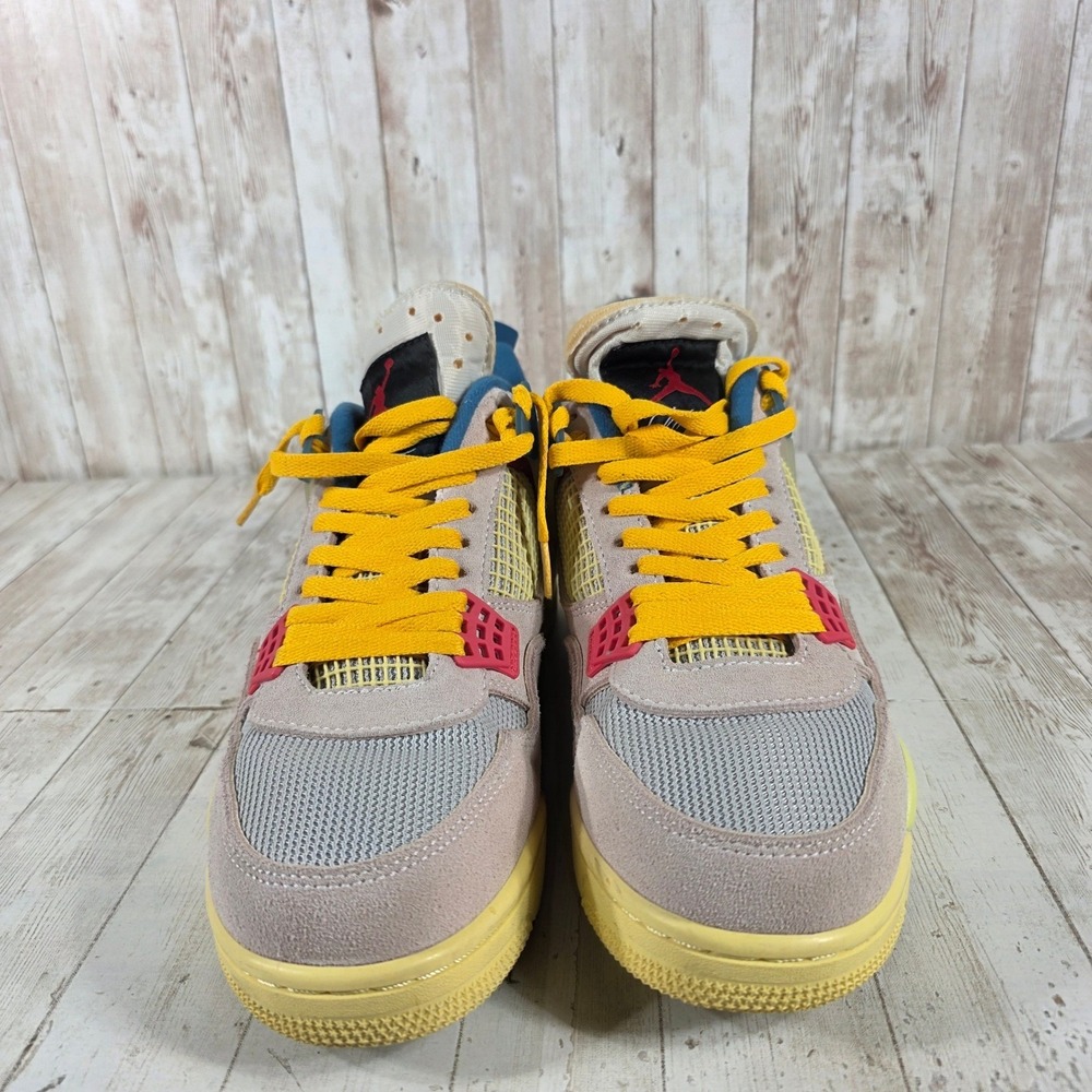 Jordan 4 Retro Union LA Guava Ice Mens 11 DC9533-800 Pink Blue Yellow Sneakers - Picture 4 of 8